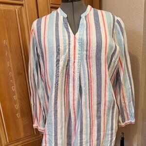 L.L.Bean Red White & Blue Tunic.